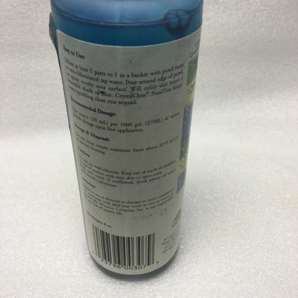 $4 Bundled * Crystal Clear Blue Pond Water Tint Fish & Plant Safe